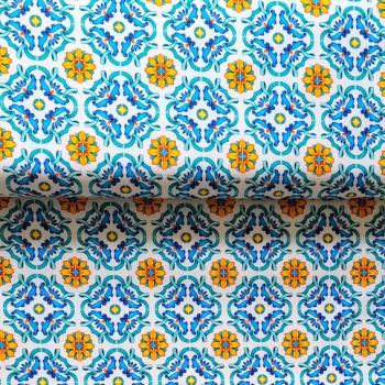 Canvas - Retro Tiles von Stenzo | Meterware